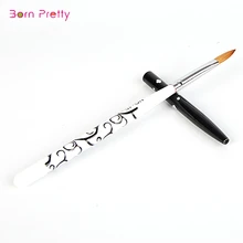 No. 10 Detachable Nail Art Acrylic Kolinsky Sable Brush #617