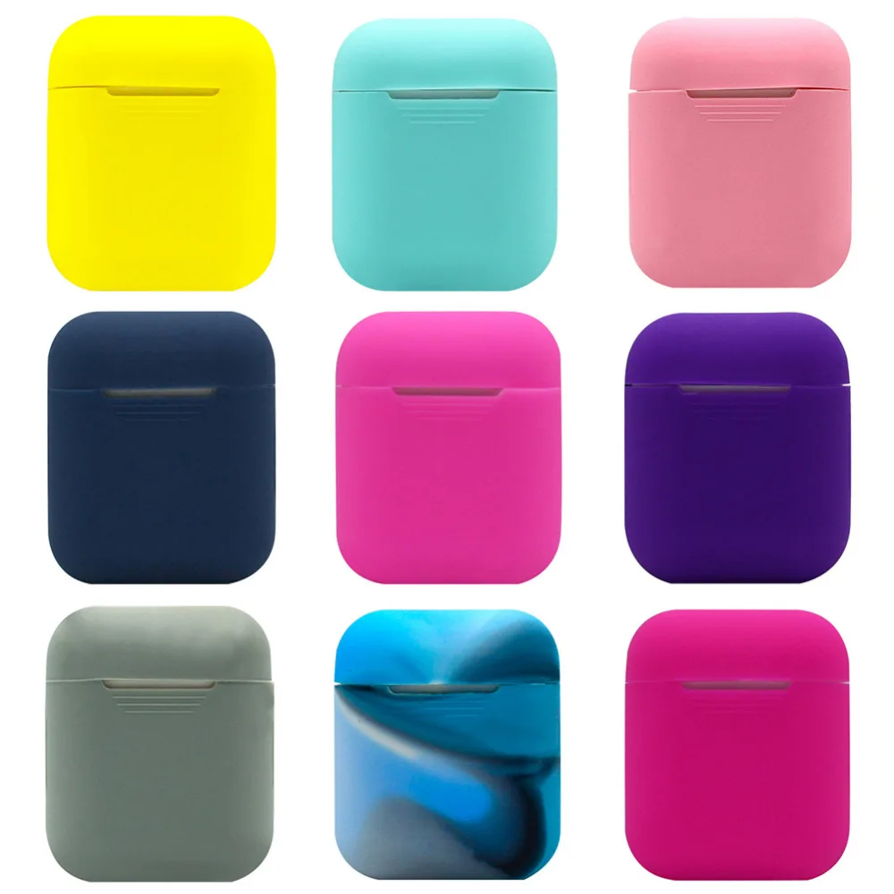 Силиконовый чехол для наушников Apple Airpods Air Pods защитный наушников|Аксессуары