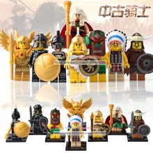 DR. TONG 80 шт./лот Супер Герои строительные блоки средневековые Рыцари Сейя Афина злой рыцарь Aborigines детские игрушки X0163