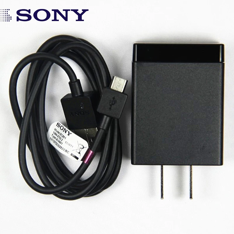 Оригинальное Сетевое зарядное устройство Sony EP880 с вилкой Стандарта США дорожное +