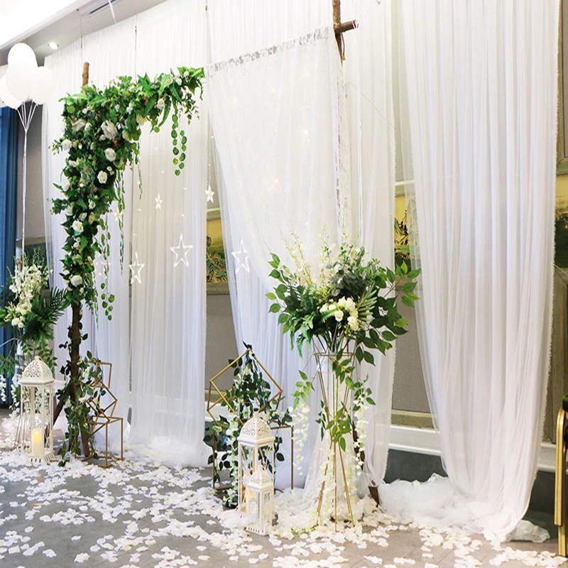 10m Organza Fabric Tutu Tulle Roll Gift Craft Bridal Dress Wedding Venue Decor 