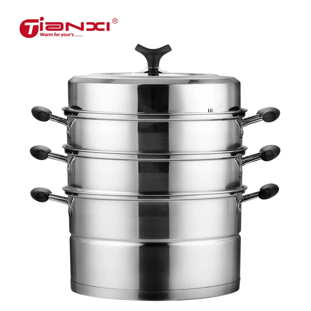 28 CM Steamer Stainless Steel Thick Steamer Complex Bottom Steamer