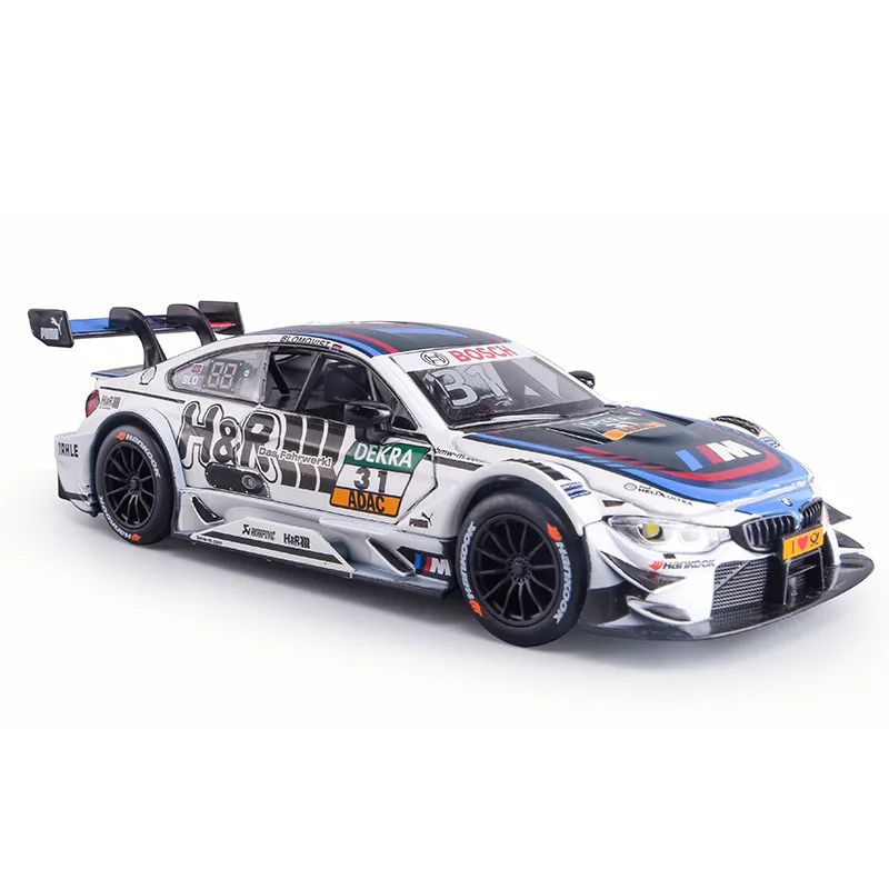 

Diecast M4 Racing Sport-car 1:32 Model Metal Alloy Car Simulation Pull Back Vehicles Cars Toys For Kids Gifts For Children