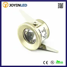 10 шт., мини Светодиодный точечный светильник, светильник для шкафа, 1 Вт, светодиодный светильник, AC85-265V, CE, ROHS, 25 мм, светодиодный, Фабричный, JOYIN, светодиодный