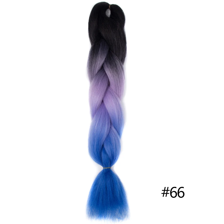 Chorliss 2"(65 см) 613TL. Голубой синтетические волосы для наращивания на крючках косички огромные косички Омбре плетение волос 100 г/упак. 1 шт - Цвет: P16/613