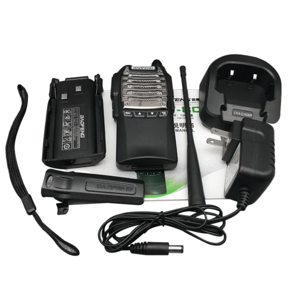 Baofeng UV-8D UHF Walkie Talkie двухдиапазонный двухстороннее FM трансивер Портативный радиолюбителей трансивер Baofeng UV-8D ручной Toky Woky