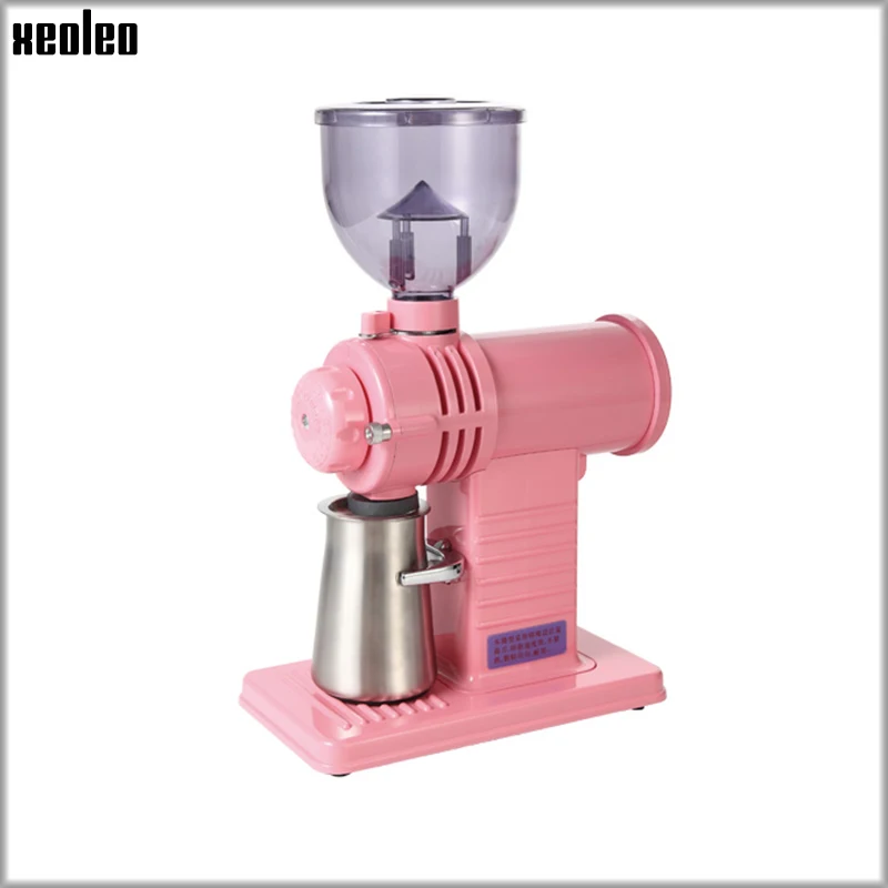 Goede Xeoleo Elektrische koffiemolen Platte Wiel Braam koffiemolen miller Superhard ghost tand snijder Koffie freesmachine 10 stap