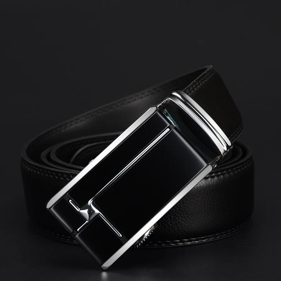 Cowather Большие размеры мужские ремни Корова Натуральная кожа для мужчин automaticbuckle