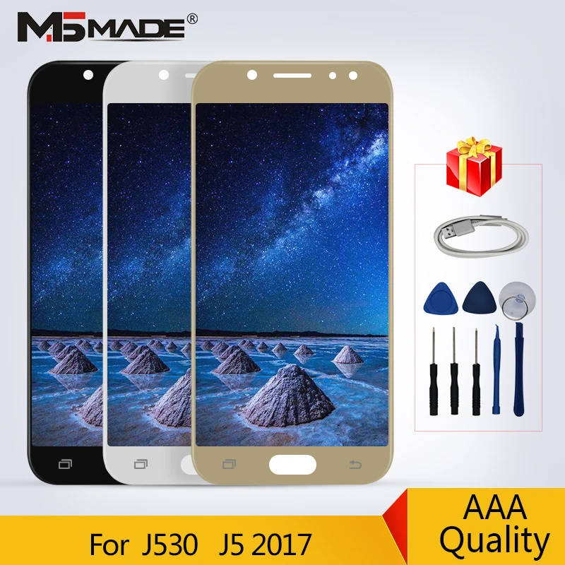 

Original AMOLED For Samsung Galaxy J5 2017 J5 Pro J530 J530F LCD Touch Screen Digitizer Display Replacement Parts For J5PRO LCD
