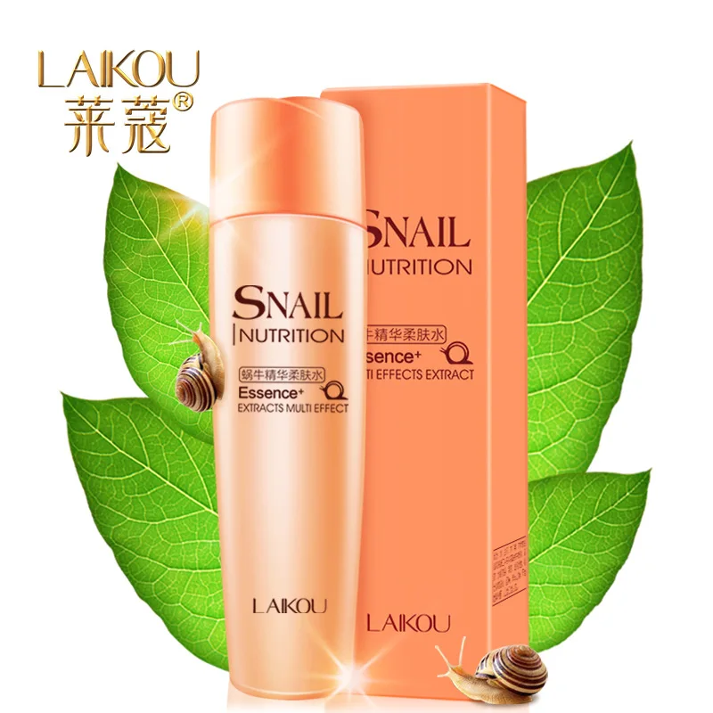 LAIKOU160ml, экстракт улитки, увлажняющий, сужает поры, против морщин, против старения, уход за кожей, косметика, тонер, увлажняющий уход за лицом