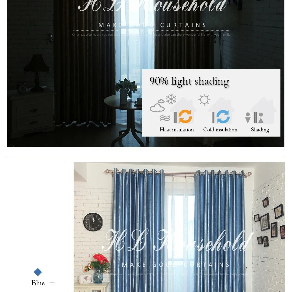 Topfinel, современные Жаккардовые затемненные шторы для спальни, гостиной, комнатные шторы, готовые занавески, оконные занавески