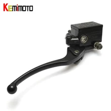 KEMiMOTO 7/" 22 мм для Yamaha YFZ450 Raptor 125 250 для Honda TRX 250 300 350 400 FourTrax ATV тормозной главный цилиндр тормозной рычаг