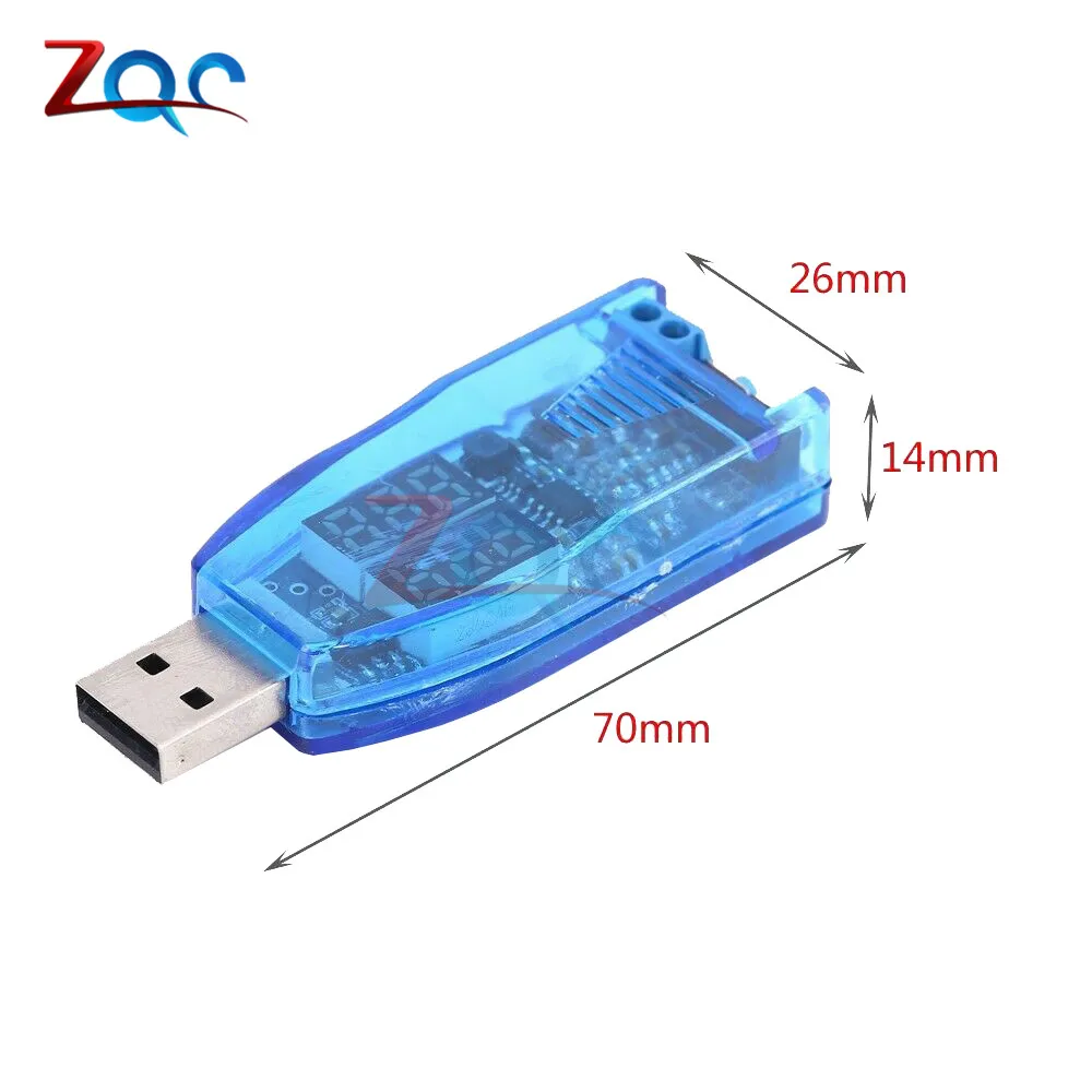 USB повышающий/уменьшающий модуль питания DC 5 В до 3 9 12 24 красный зеленый дисплей
