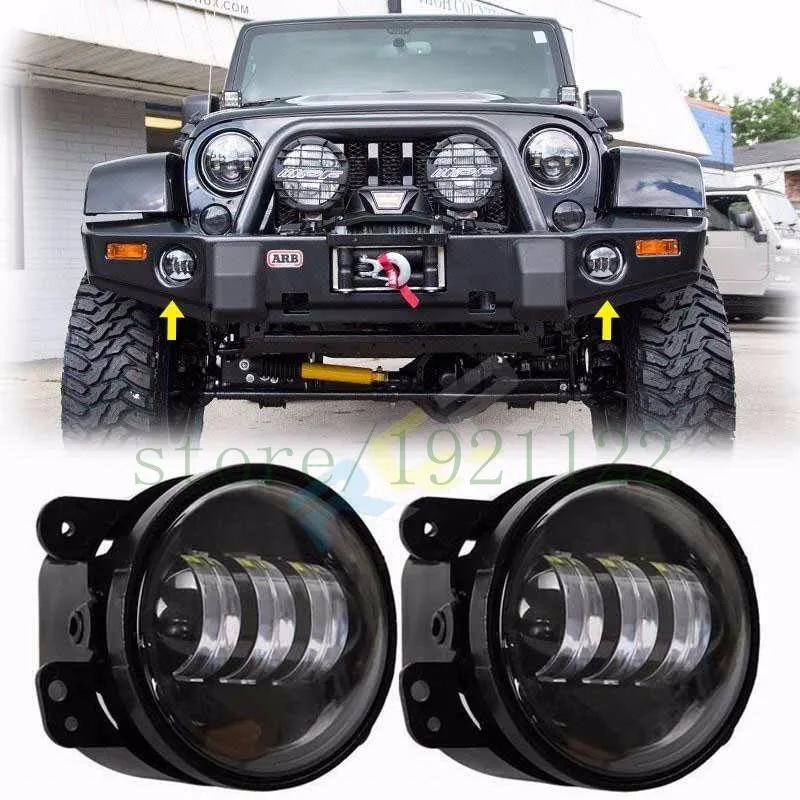 4INCH round cree led fog light for jeep wrangler.j222g