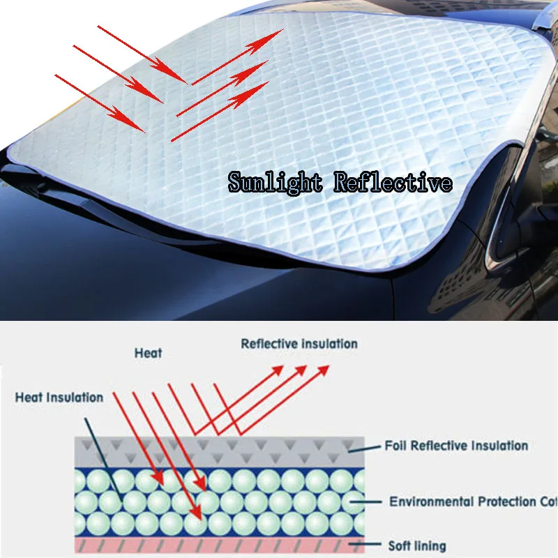 Авто покрытие снежное покрытие лобовое стекло экран переднее окно слепой ветер экран солнцезащитный козырек УФ Защита Мороз блок