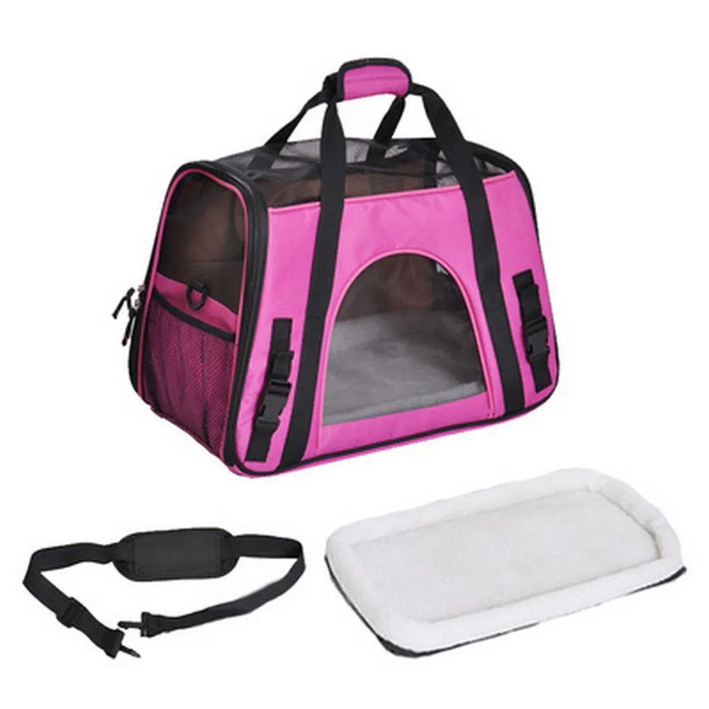 Pet Carrier Dog Bag Pet Airline Approved Carrier for Puppy Cat Small Animal Transport Bag ...