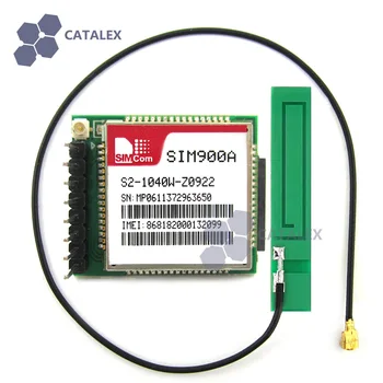 

SIM900A GPRS GSM Breakout Module Dual-band Network Serial module + 3G 3DBI PCB Antenna w/ IPEX Interface