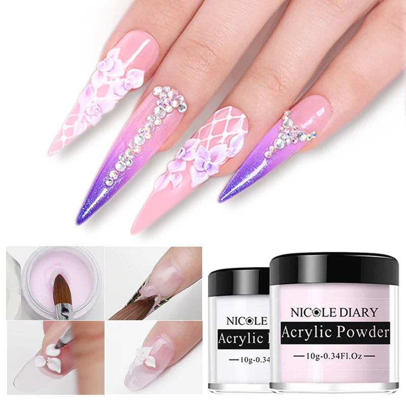 Nicole Diary 10g Acrylic Powder Set Extension Nail Gel Extension