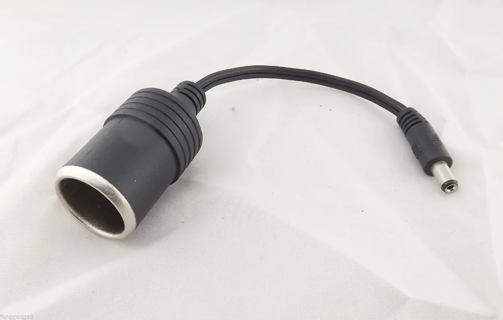 

10pcs 30A 5.5 x 2.1mm Male Plug To Cigarette Lighter Car Battery Charger Adapter Cable 18cm
