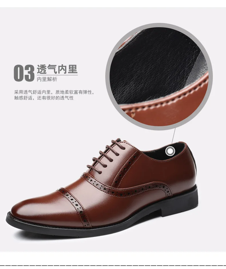 Новинка; мужские туфли-Броги из высококачественной натуральной кожи; деловая модельная обувь bullock на шнуровке; мужские оксфорды; Мужская официальная обувь; M354