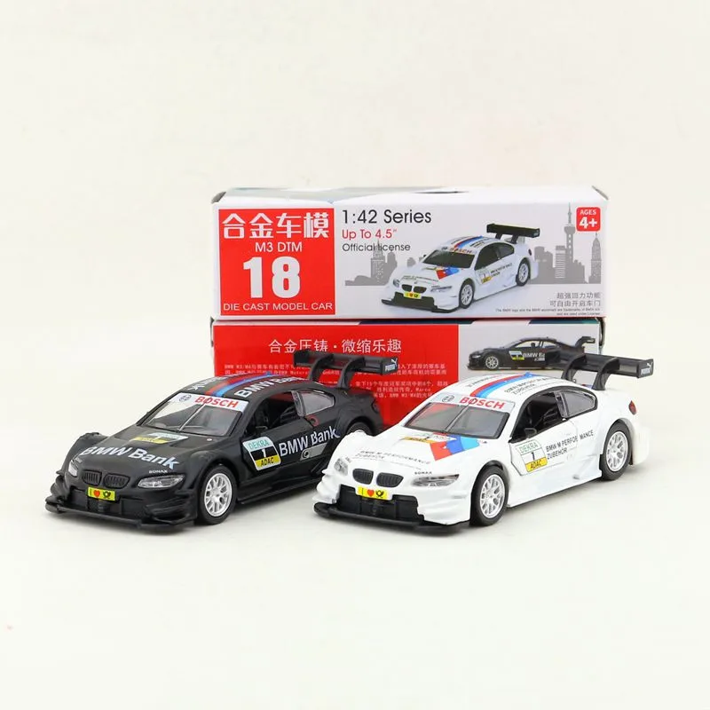 

Free Shipping/Diecast Metal Toy Model/1:42 Scale M3 M4 DTM Racing Sport Car/Pull Back/Educational Collection/Gift For Children