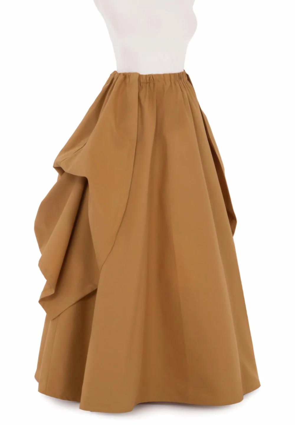 Twill Victorian Style Skirt and Overskirt