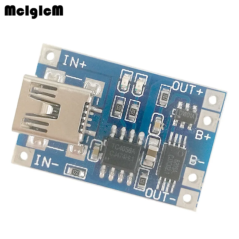 MCIGICM 400 шт. DIY комплект запчастей мини USB 1A литиевая батарея зарядная плата модуль