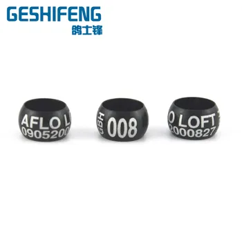 

Nice quality Hot sell product 17-28mm Round Bead Aluminum Pigeon Rings for big bird or poultry