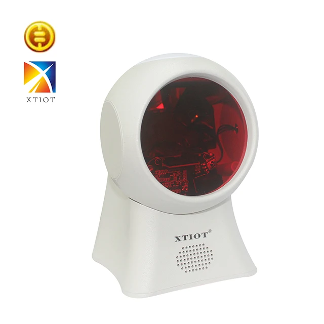 XT7120 أومني اتجاهي التذاكر QR رمز ماسحة USB قارئ شفرة التّعرّف سطح المكتب 2d المسح