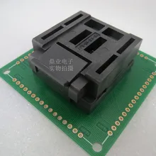 TQFP64/DIP FPQ-64-0.5-06 TQFP64 LQFP64 burn-в гнездо золотое покрытие тестовая плата для интегральных схем сиденье Тесты гнездо Тесты скамья