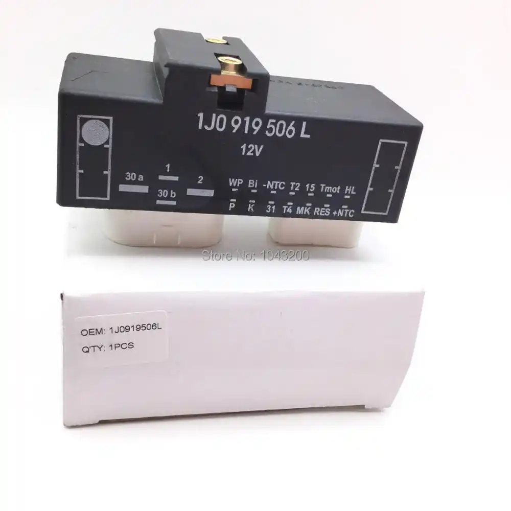 VW AUDI SEAT SKODA RADIATOR FAN CONTROL RELAY 1J0919506M-NUOVO