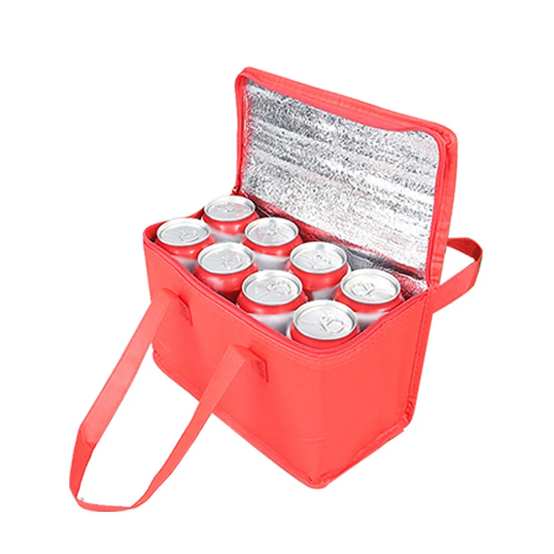 

Large Portable Ice Bag Cooler Bag Folding Insulation Nonwoven Lunch Leisure Picnic Packet Bento Box Food Thermal Bag
