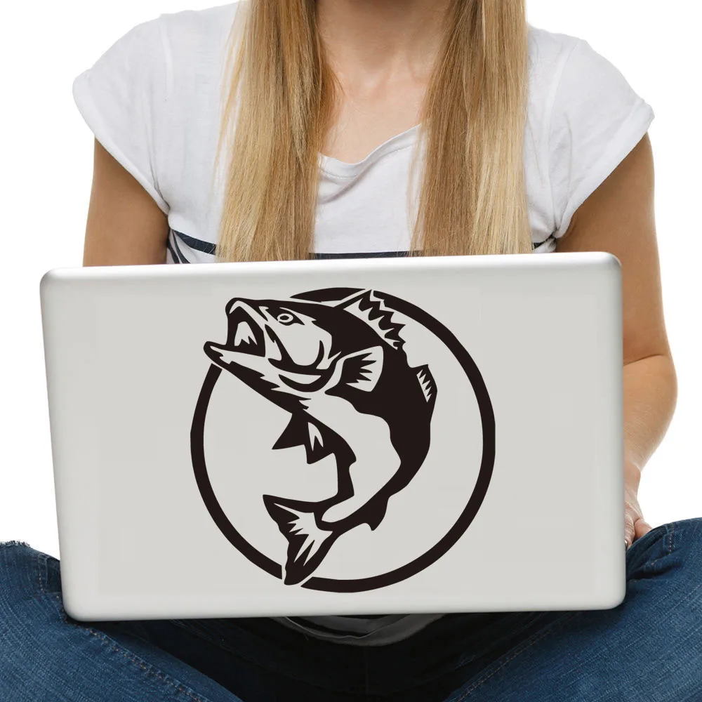 Fishing Hunting Sports Laptop Decal Computer Sticker Removable Notebook Adhesive Car Styling Decals Home Decor