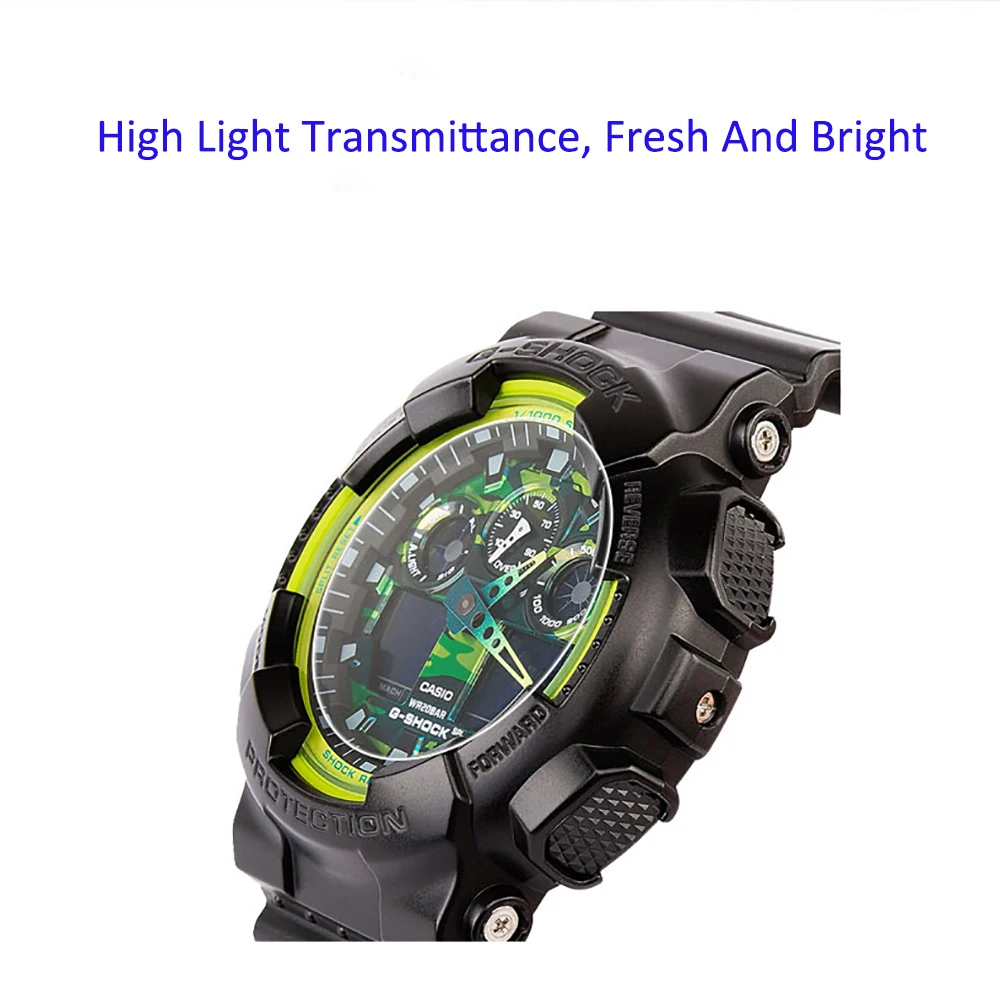 3 шт/партия для Casio GA100 GA110 часы защитная пленка прозрачная для Casio ga100/110 2.5D 9H Закаленное стекло протектор экрана