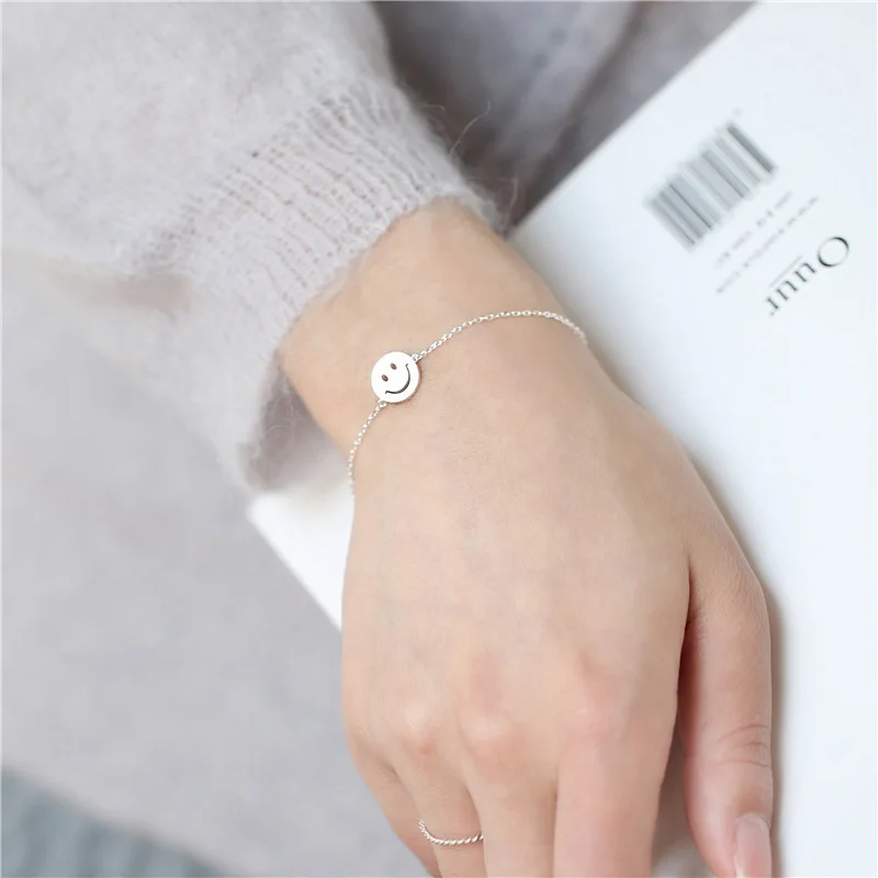 

Jewelry Korean Style Cute Smile Face Bracelet Positive Energy Lady Hand Chain