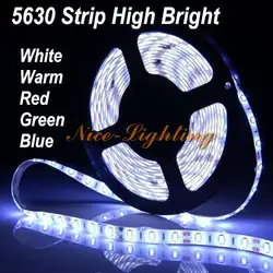 20 м SMD 5630 СИД 60 LED/M Белый/теплый белый/красный/зеленый/синий светлая полоса DC 12 В 300 гибкий свет ленты