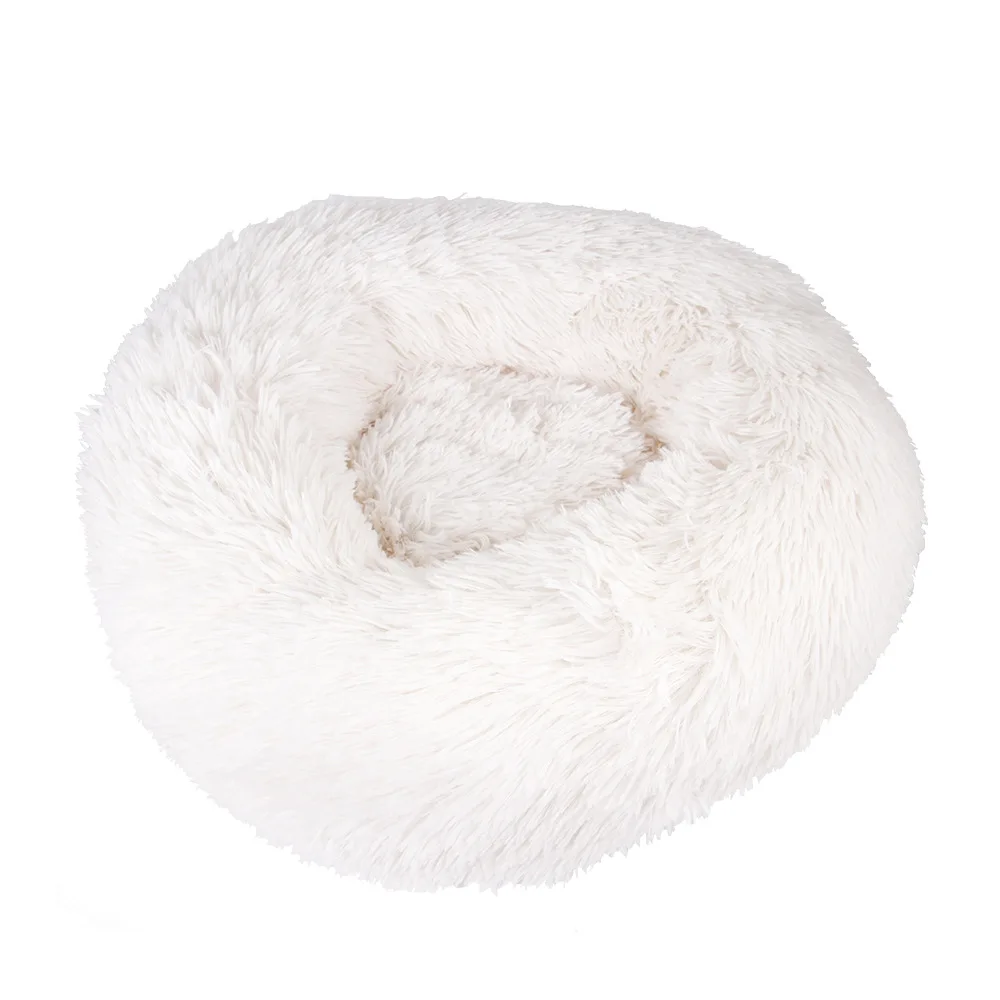 Plush Pet Cat Nest Kennel Hairy Deep Sleep Dog House Round Nest for Cats Small Medium Dogs Poodle Warm Pet Sleeping Mat Sofa Bed (9)