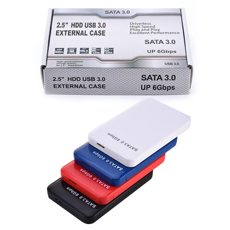 2," USB3.0 SATA3.0 HDD жесткий диск Внешний корпус HDD корпус инструмент бесплатно 6 Гбит/с поддержка 3 ТБ UASP протокол