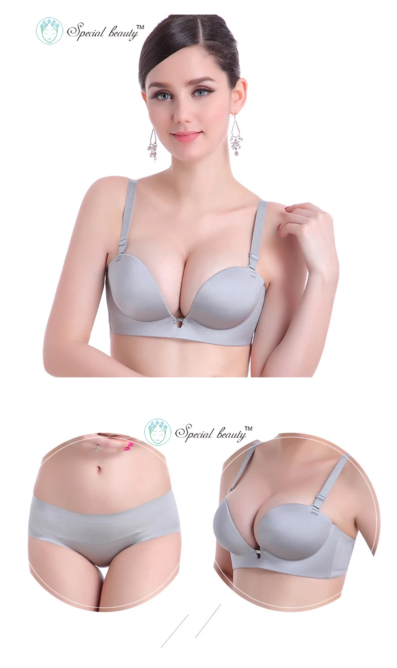 Special Beauty!Free shipping!Skin color Super low price Underwire Push Up top selling product in 2018Glossy face Sexy 1/2cup bra