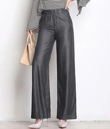 calça jeans tencel feminina