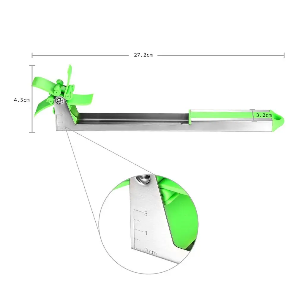 TPUSNOK ветряная мельница нож для арбуза Нержавеющая сталь нож для нарезки дыни которую удобно держать нож для резки арбуза инструменты для фруктов TPA44