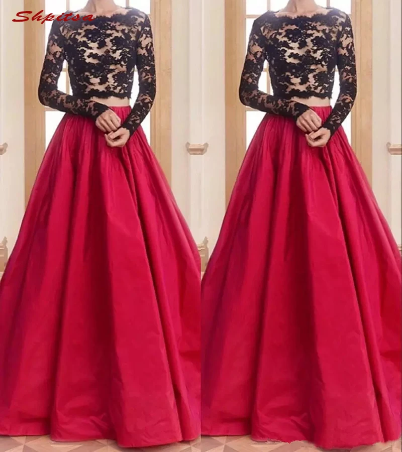Lange Mouwen Lace Moeder van de Bruid Jurken voor Wedding Party Plus Size Prom Avond Bruidegom Diner Jurken 2018 Lange Mouwen Lace Moeder van de Bruid Jurken voor Wedding Party Plus Size Prom Avond Bruidegom Diner Jurken 2018