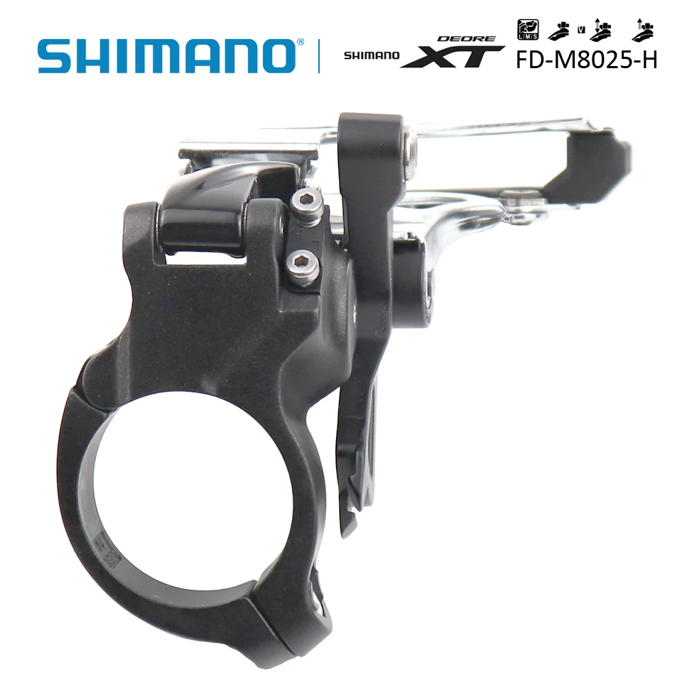 Shimano XT M8025-H 2x11 High Clamp Down Swing Dual Pull Front Derailleur