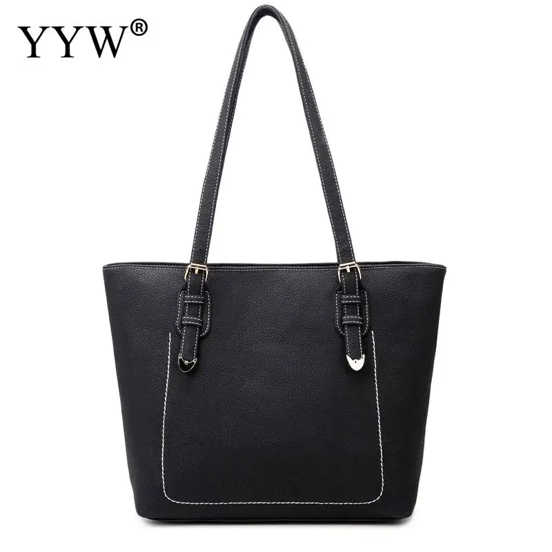 

Vintage Shoulder Bag Female Causal Totes Ladies Pu Leather Big Size Handbag Tote Daily Shopping Bags For Women 2019