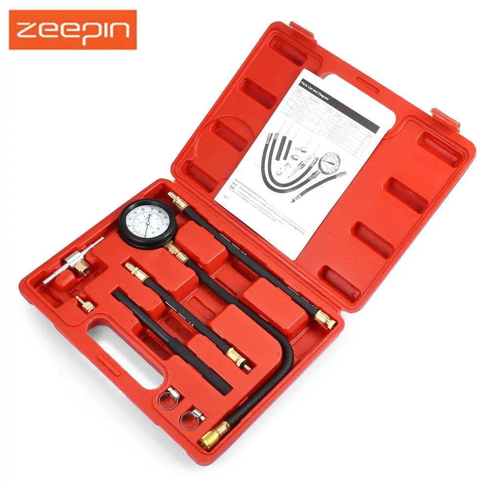 Car Fuel Injection Pressure Gauge 0 to 100psi Vehicle Meter Manometer Engine Oil Pressure Tester Gauge Diagnostic Test Kit Car Fuel Injection Pressure Gauge 0 to 100psi Vehicle Meter Manometer Engine Oil Pressure Tester Gauge Diagnostic Test Kit
