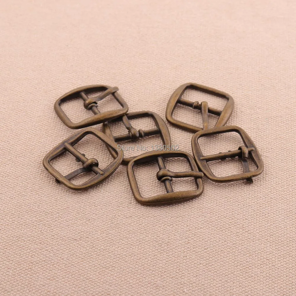 

20pcs/lot 27*25mm bronze color metal pin buckle for belt shoes garment adjustable buckle