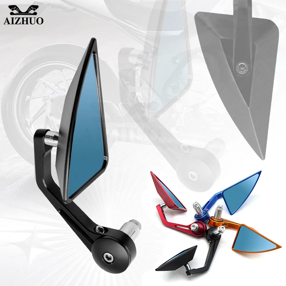 Universal 22MM  Rear View Mirrors Handle Bar End Mirror FOR YAMAHA FJR 1300 XT1200ZE FJ-09 MT-09 MT-10 MT09 MT10 XP500 530