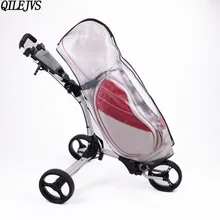 Сумка для гольфа дождевик ПВХ прозрачный водонепроницаемый мяч пончо сумка пончо оборудование для гольфа