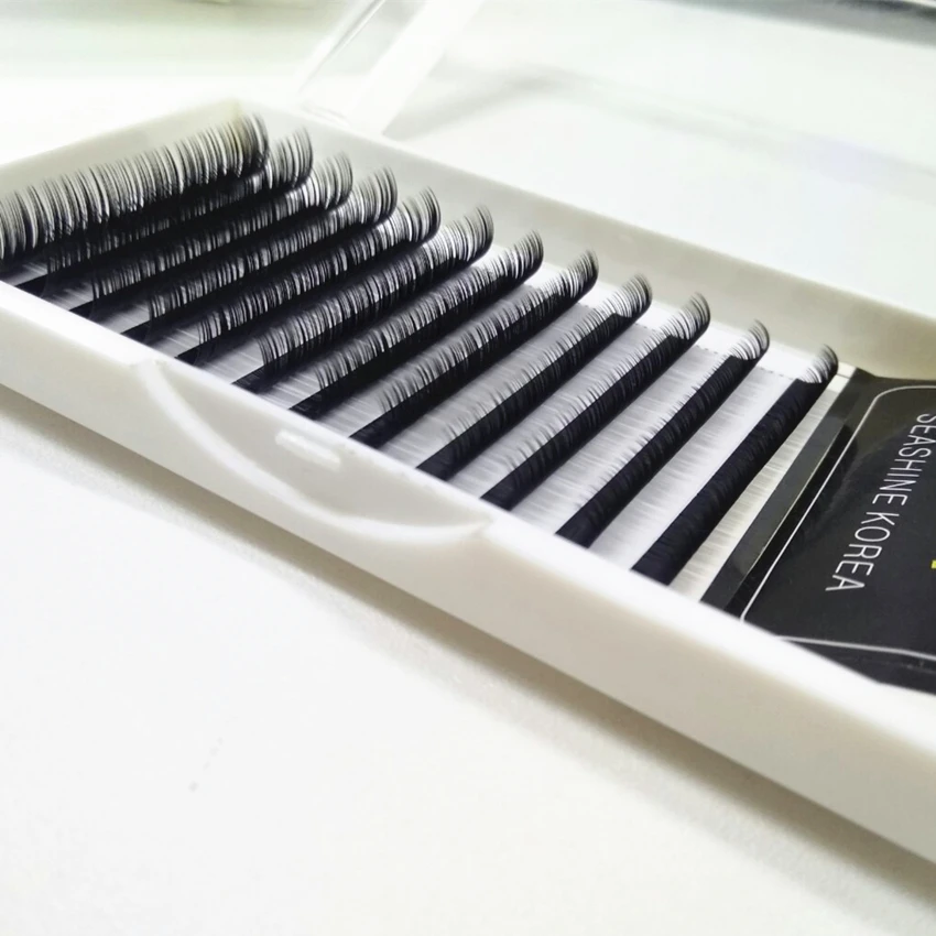 

0.03 0.15 Indivaidual Lashes C D L CURL Korean Silk Eyelash Extension Individual False Eyelashes Extension for professional