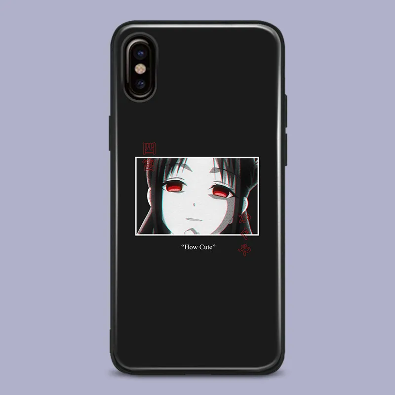 Чехол для телефона Kaguya Shinomiya из закаленного стекла с надписью Love Is War мягкий